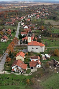 Parish church of St. Catherine of Alexandria in Komarevo, Croatia