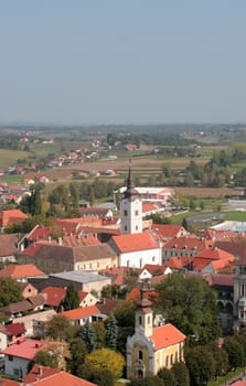 The parish church of St. Anne in Krizevci, Croatia
