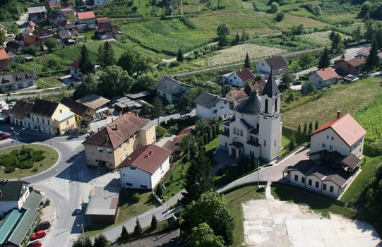 Parish church of the St. George in Durmanec, Zagorje region, Croatia
