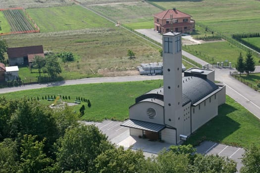 Parish Church of the Exaltation of the Holy Cross in Kerestinec, Croatia