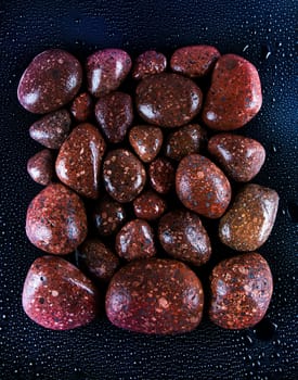 Background from a pile of stones, natural background