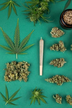 cannabis and medical marijuana bud , cbd, blunt