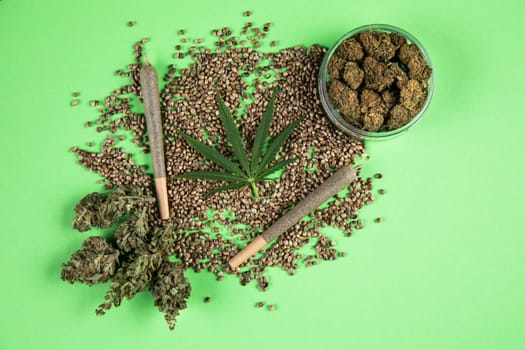 cannabis and medical marijuana bud , cbd, blunt