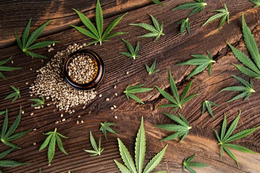 Marijuana plant with medical cannabis, cbd