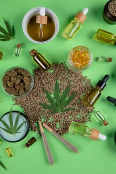 Cannabis and medical marijuana bud , cbd, blunt