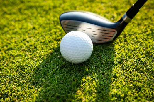 Sport and lifestyle, golf player playing in a golf club