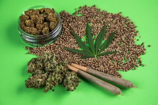 Blunt, Cbd cannabis hemp buds