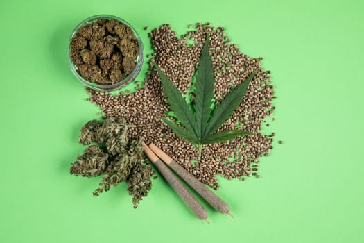 cannabis and medical marijuana bud , cbd, blunt