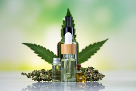 Hemp products. cannabis and hemp oil. hemp products