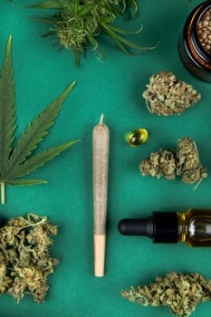 cannabis and medical marijuana bud , cbd, blunt