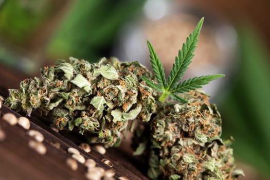 Cbd weed, Cannabis leaves and Top view of marijuana