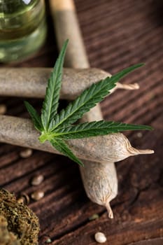Cannabis and medical marijuana bud , cbd, blunt