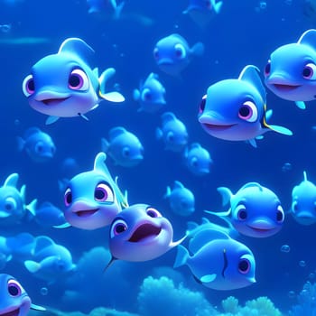 cute little babies look into the camera