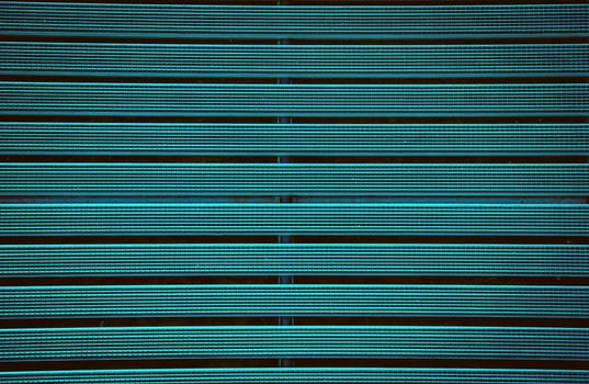 Abstract image of horizontal blue lines creating a geometric pattern, background image
