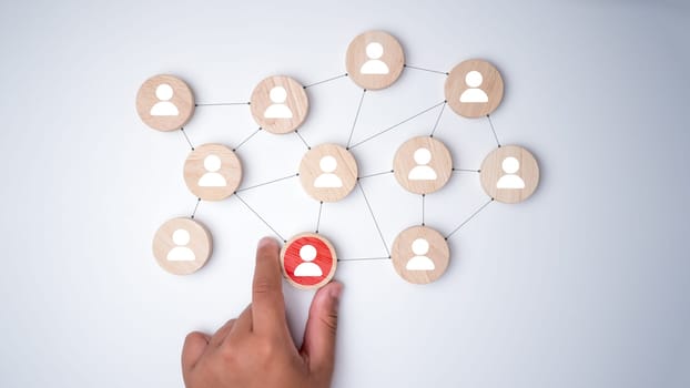 Human Resources HR Manager, Focus Manager icon, One employee for leadership services, HR, HRM, HRD leading organization in recruiting and prospecting, Building a strong team.