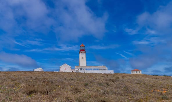 Berlenga Lighthouse, in the natural reserve of the Berlengas archipelago, near Peniche. Portugal