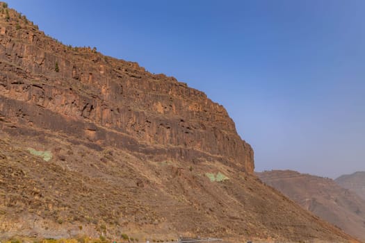 Mountains on the island of Gran Canaria, Spain
