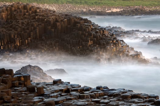 The Giants Causeway in County Antrim in Northern Ireland. UNESCO World Heritage Site.