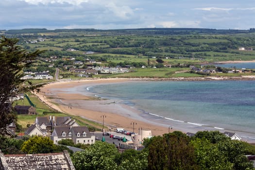 The village of Ardmore in County Waterford in the Republic of Ireland. It is believed to be the oldest Christian settlement in Ireland. Saint Declan lived in the region at some time in the period 350–450 AD and Christianised the area before the coming of Saint Patrick.