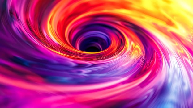 Vibrant swirl background with pink, purple, blue, yellow, orange, and red hues, perfect for websites, posters, and banners. Evokes motion and flow, ideal for creative projects