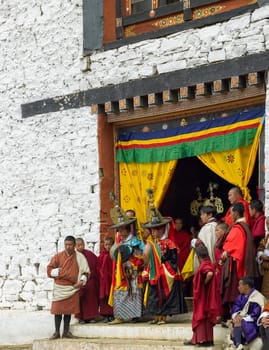 Paro Tsechu in the Kingdom of Bhutan