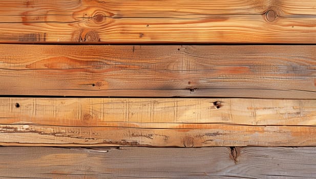 Rustic Weathered Wood Texture Background with Knots and Grains