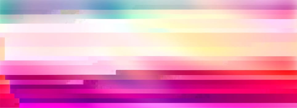Trendy glitch pattern on dark background. Abstract vector geometric elements
