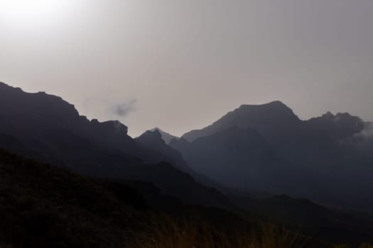 Mountains on the island of Gran Canaria, Spain