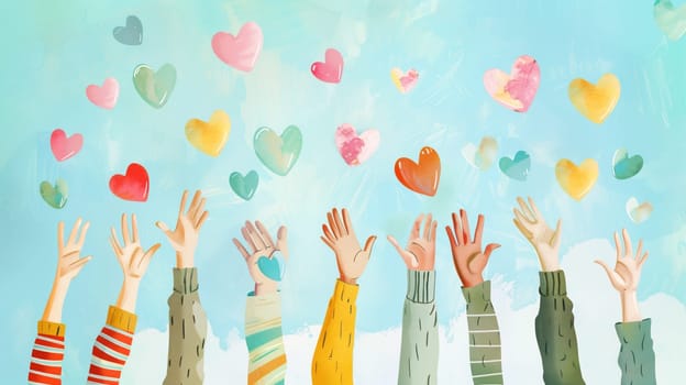 Human rights, equality, diversity, justice and hope concept, respect each other, tolerance and human relationship