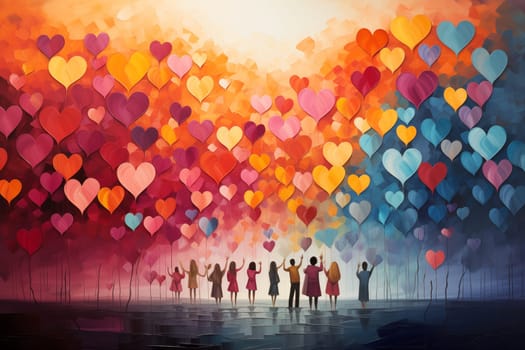 Human rights, equality, diversity, justice and hope concept, respect each other, tolerance and human relationship
