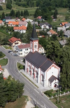 Parish Church of the Holy Name of Mary in Kamanje, Croatia