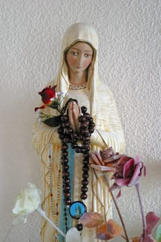 Our Lady, statue in the Holy Spirit chapel in Hotnja, Croatia
