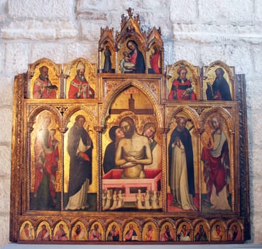 Pieta, polyptych, Church of All Saints, Korcula, Croatia