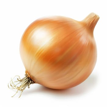 A whole onion against a clean white background