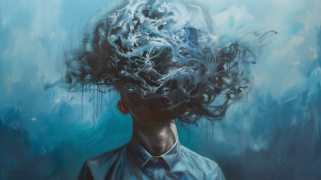 Confusion, depression, trauma, loneliness and mental health, stressed, overwhelmed and hopeless, emotional discomfort, social issue