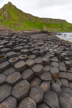 The Giants Causeway in County Antrim in Northern Ireland. UNESCO World Heritage Site.