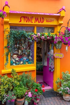 A very colorful shop in Kinsale, a small town in County Cork, Republic of Ireland.