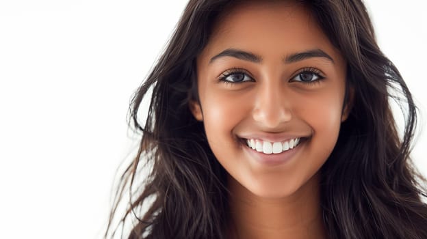 a closeup photo portrait of a beautiful young asian woman