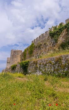 Detail of the ruined castle of Montemor-o-Velho, Portugal