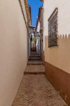Narrow streets of Granada, Andalusia, Spain