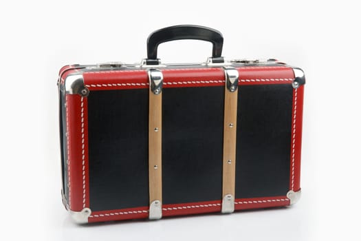 Vintage Suitcase for Children isolated on white background