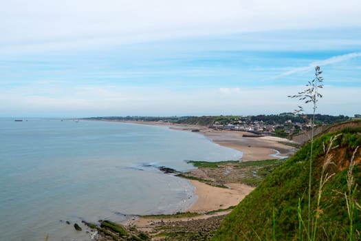 a view of Arromanches-les-Bains, Normandy, France