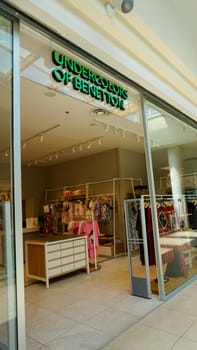 Rimini, Italy - June 25, 2024: Signage from The Undercolors of Benetton Women's Collection store at Rimini at Italy