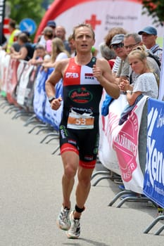 Philipp Sassie (TNB Malterdingen) at the 26th Schluchsee Triathlon - Black Forest Cup 2024
