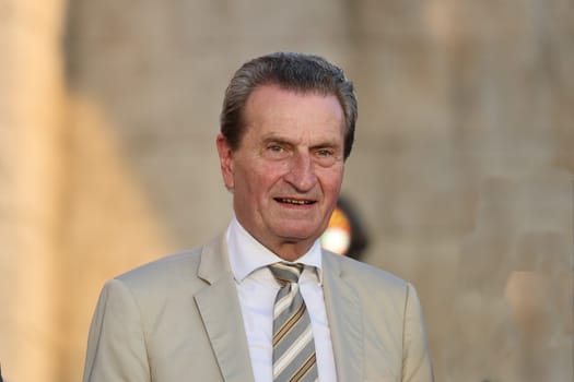 Günther H. Oettinger (former Commissioner for Energy of the European Union and Prime Minister of Baden-Württemberg) at the Croatian Summer Festival at Europa Park Rust 2024