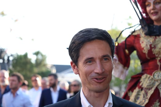 Martin Schmitt (TV pundit/ski jumping expert,Eurosport,ex-world champion) at the Croatian Summer Festival at Europa Park Rust 2024