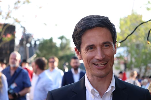 Martin Schmitt (TV pundit/ski jumping expert,Eurosport,ex-world champion) at the Croatian Summer Festival at Europa Park Rust 2024
