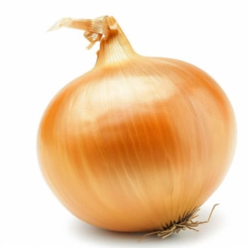 A whole onion against a clean white background