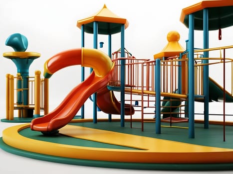 Closeup of the children playground
