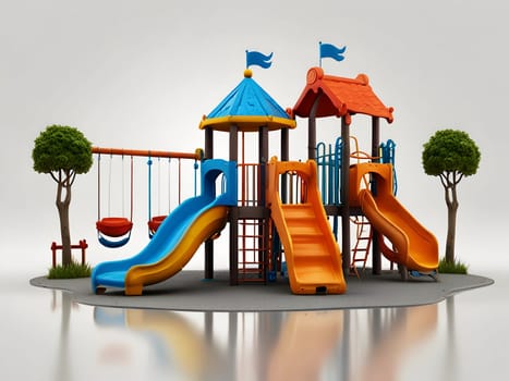 Closeup of the children playground